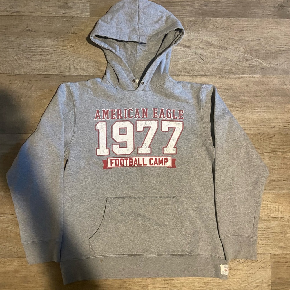 Gray American Eagle Hoodie Size Medium.